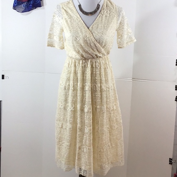 ASOS Maternity Dresses & Skirts - ASOS ivory lace maternity dress 6